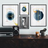 Poster – Een Gouden letter T 