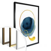Poster – Een Gouden letter Q 