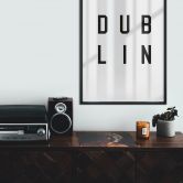 Poster - Typographie Dublin 