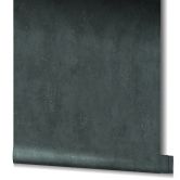 Vliesbehang met licht metallic effect als effen zwarte textuur 