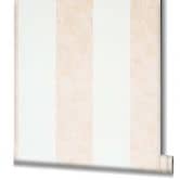 Vliestapete mit Blockstreifen weiß, beige Struktur 