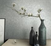 Vliestapete in Betonoptik grau, blau Struktur 