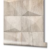 Vliestapete Grau Beige Holzoptik für Wohnzimmer Schlafzimmer Büro marburg Tapete 