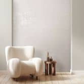 vliesbehang met sterren ornament stijl beige grafisch 
