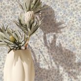 Vliestapete Blumen, Blätter Floral Natur, Klassisch matt in Grau - Papis Loveday 
