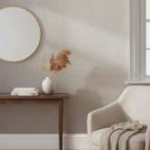 Non-woven wallpaper texture plaster look plain matt in beige  