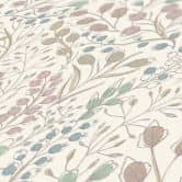 Papier peint Floral Blanc Rose - papier peint intissé A.S. Création 