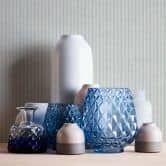 Streifentapete creme blau - Vliestapete Kunst A.S. Création - matt und leicht strukturiert 