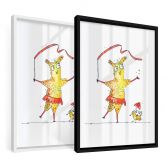 Poster Hagenmeyer - Dansende Lama 