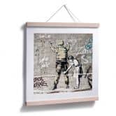 Poster Banksy - Das Mädchen und der Soldat 