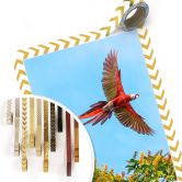 Poster Colombo – Papagei im Flug 