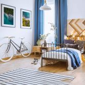 Poster Der Blick von oben: Wald und Meer 