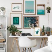 Poster Goed Blauw - Das Eukalyptusblatt 