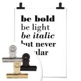 Poster - Be bold 