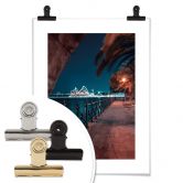 Poster Sydney bei Nacht - Die Promenade 