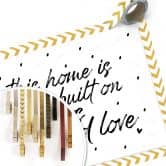 Poster This home is built on chaos and love 