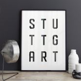 Poster - Typographie Stuttgart 