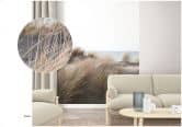 Photo wallpaper with grass by the sea beige,Flower 2,70 x 2,12 m 