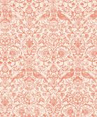 Vliestapete Vögel, Blumen Floral Natur in Beige 