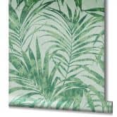 Papier peint à fleurs, papier peint intissé Novamur Yvi vert 
