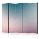 Paravent, Raumteiler freistehend, Trennwand - Nostalgic Gradient - Gradient Composition in Subdued Colors 
