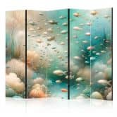 Paravent, Raumteiler freistehend, Trennwand - Spectacular Underwater Landscape 