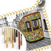 Poster Ben Heine - Tram in Lissabon 