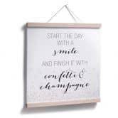 Poster Confetti & Cream - Start the day with a smile 