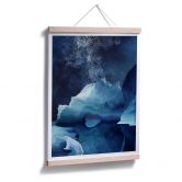 Poster Goed Blauw - Der Polarbär 