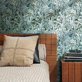 Vliestapete in blau, grün, beige Marmoroptik SteinGrafisch Modern  