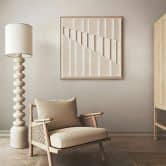 Non-woven wallpaper plain, textile plain classic in beige 