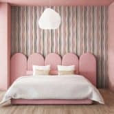 Ikke-vævet tapet striber Stripes Modern, Kids matt i beige 