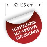 Selvklæbende non-woven tapet - Mickey Terra Bubbles - 125 x 125 cm 