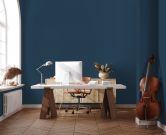 Peinture murale premium bleu - PURO c3008 bleu océan 