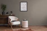 Peinture murale premium marron - PURO c7001 taupe calme 