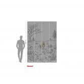 Vlies Fototapete - Winnie the Pooh Walk - 200 x 280 cm 