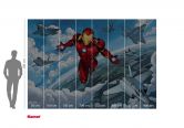 Vlies Fototapete - Iron Man Flight - 400 x 280 cm 
