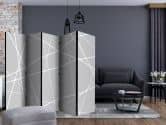 Screen room divider - Moderne edderkoppespind, 3-delt 