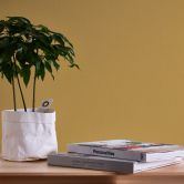 Architects Paper Vliestapete Floral Impression Unitapete einfarbig gelb 