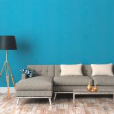Architects Paper Vliestapete Floral Impression Unitapete einfarbig blau 