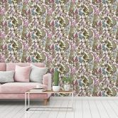 Architects Paper Vliestapete Floral Impression Blumentapete floral bunt, grün, blau, rosa, creme 
