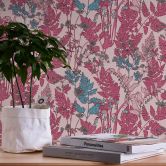 Architects Paper Vliestapete Floral Impression Blumentapete floral rosa, rot, blau, braun, grün 