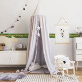 Lovely Kids selbstklebende Kinderzimmer Bordüre Jungle Friends mit süßen Dschungel-Tieren 