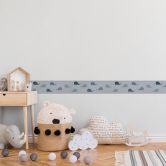 A.S. Création Lovely Kids Frise autocollante enfant - Gris 