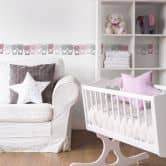 Lovely Kids selbstklebende Kinderzimmer Bordüre Cute Bears mit niedlichen Bären 