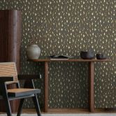 Leoparden-Tapete Dunkelbraun Beige Schwarz – Animal Print – Vliestapete modern 