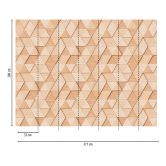 Livingwalls 3D Tapete Metropolitan Stories THE WALL Vliestapete geometrisch beige 