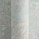 Barock-Tapete Hellblau Silber - Vliestapete mit Ornament-Muster - Elegante Mustertapete 