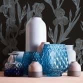 Daniel Hechter Papier peint floral Noir, Gris, Blanc  