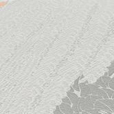 Papier peint à motifs forêt Gris Blanc - papier peint avec accents orange 